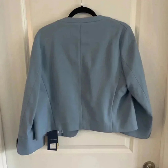 956 NWT Piazza Sempione Blue Suit Jacket Size 46 - Picture 6 of 6